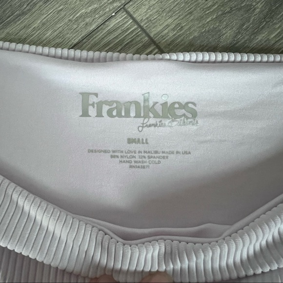 Frankie’s Shea stretch knit curve hugging seamless bikini bottoms in orchid. S - Picture 9 of 10